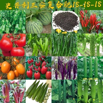 史丹利三安復(fù)合肥料18-18-18種植大田、經(jīng)濟作物效果很好