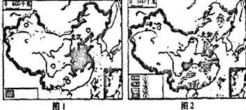 讀我國主要經(jīng)濟(jì)作物分布圖,完成下列各題。